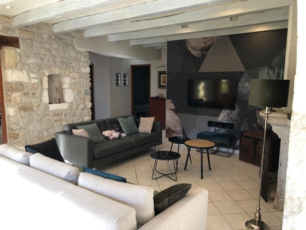 Gite De L'Ancheronne 12 Couchages Spa Villa Lavans-sur-Valouse Dış mekan fotoğraf