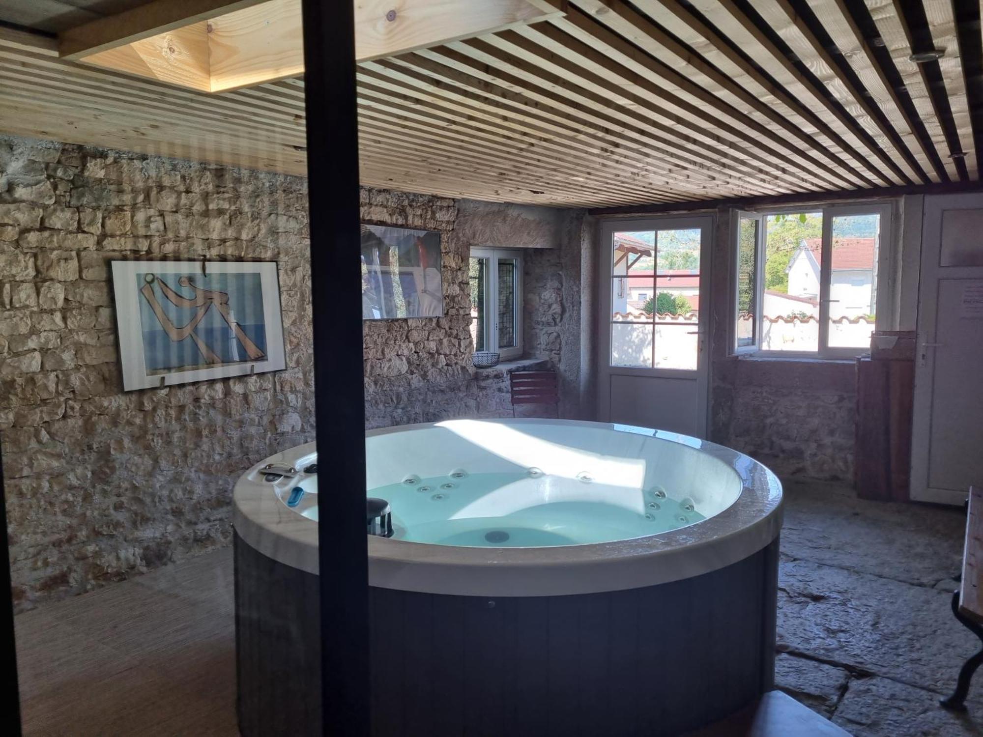 Gite De L'Ancheronne 12 Couchages Spa Villa Lavans-sur-Valouse Dış mekan fotoğraf